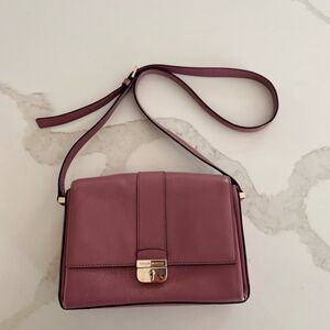 Kate Spade Raisin Milna Lovett Syreet Leather Crossbody‎ Bag
